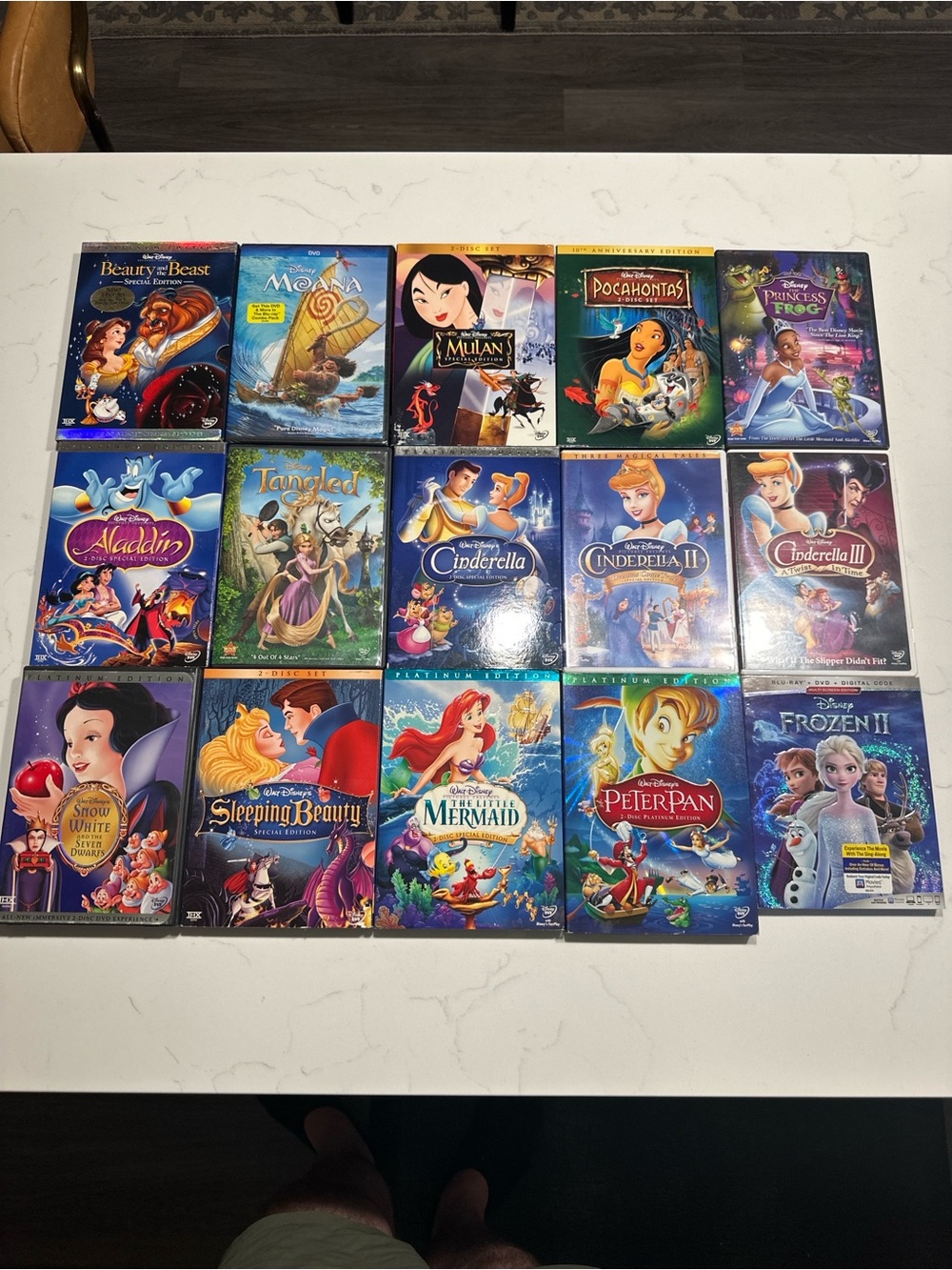 Disney Classic Animated Movie DVD Lot - Multicolor